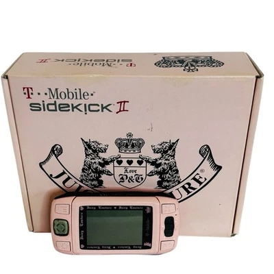 Juicy Couture T-mobile Sidekick 2 Y2K 2005 ¡¡Con caja original!! No se enciende Foto 1 de 4