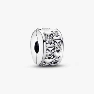 Unendlichkeit Herzen Funkelnder PANDORA Clip-Charm 792235C01 - Bild 1 von 3