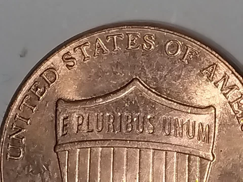 2013 P Lincoln Shield Penny with Reverse Die Chip Error Upper left of shield Cover