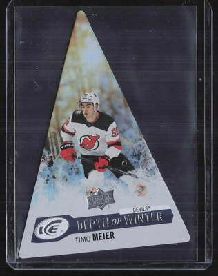 Timo Meier 2023-24 UD ICE Depth of Winter #DW-3 New Jersey Devils - Image 1 of 2