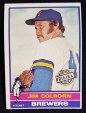 2015 Topps Originals 1976 Buyback #521 Jim Colborn Milwaukee Brewers EX-MINT