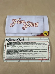 Williams Diner Pinball Apron Cards - Picture 1 of 1