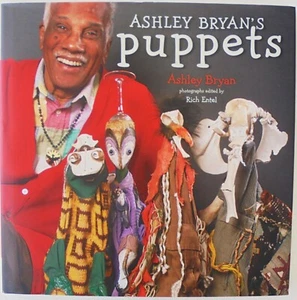 Ashley Bryan's Puppets Childrens African American Folk Poetry Book HC EC - Picture 1 of 2