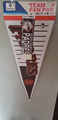SAN DIEGO PADRES MLB BASEBALL RETRO VINTAGE PENNANT 6/11/22 - Image 1 of 4