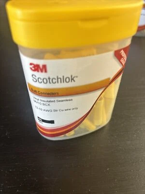(Pack of 50) 3M SCOTHLOK MV10 BCX 12-10AWG Vinyl Insulated Butt Splice Connector - Image 1 of 3