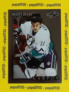 Valeri Karpov, Anaheim Ducks, 1995, Score, Black Ice, #170