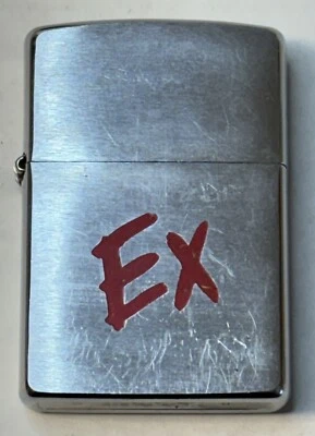 Zippo Lighter EX Advertising Logo 1993 1994 Vintage - Image 1 of 4