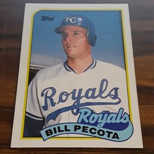 1989 Topps Bill Pecota Kansas City Royals 3rd Baseman/Shortstop #148