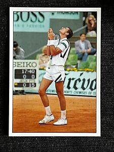 STICKER PANINI TENNIS ATP TOUR 1992 TENNIS INSOLITE GUY FORGET # 233 MINT
