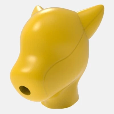 Furrjoi IDo Drone Hood Furry Fetish Pure Color Puppy Dog Mask Pet Play Headwear - Image 1 of 4