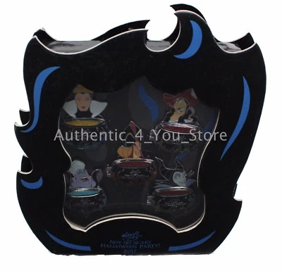 Набор из 5 значков 2017 Disney Parks Mickey's Not So Scary Halloween Party в коробке LE 1000 - Изображение 1 из 2