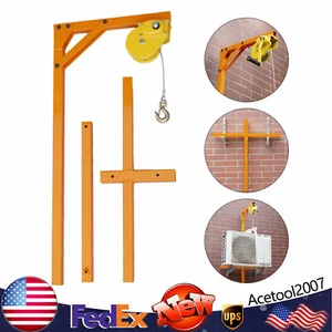 Manual Winch Hoist Lifting Tool Crane for Outside Air Conditioner Installation - Picture 1 of 12