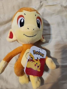 Pokemon 8 Inch Stuffed Plush Toys Figure CHIMCHAR Jazwares NEW NWT - Picture 1 of 3