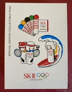 Set Of 3 Tokyo 2020 Olympics Pin - SK-II Special Edition Collection Pin - New - Picture 1 of 6