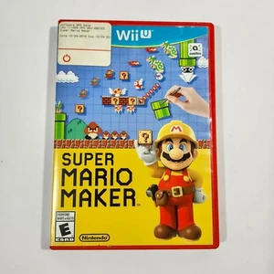 Super Mario Maker (Nintendo Wii U, 2015) Complete - Manual - CiB - Untested - Picture 1 of 6