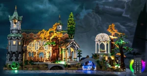 Ferngesteuertes LED Beleuchtungsset für Lego Herr der Ringe ¤Rivendell¤10316 - Bild 1 von 12