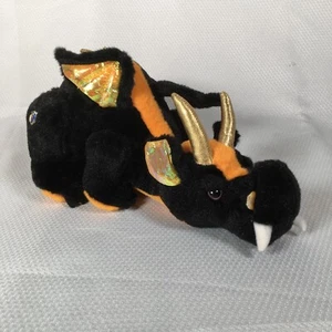 GANZ Webkinz Stuffed Animal Plush Toy Lava Dragon HM463 11" No Code - Picture 1 of 11