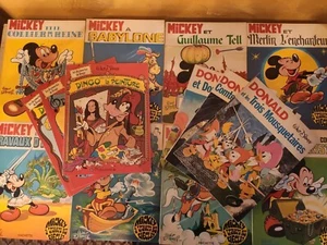 Lot Of 14 MICKEY Through The Centuries, Donald + Hachette Walt Disney In French - Picture 1 of 4