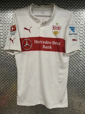 2014-15 VFB Stuttgart Home Match Shirt Jersey ACTV #18 Kostic Size L Cover