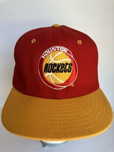 Vintage New Era 59Fifty Houston Rockets NBA Pro Model Hat 7 1/2 Wool Fitted Cap - Picture 1 of 12