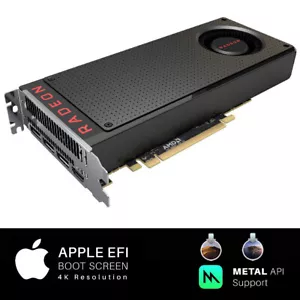 Apple Mac Pro AMD Radeon RX 480 4GB PCI-E Video Card OSX Mojave Sequoia 580 - Picture 1 of 8