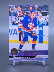 2023-24 Upper Deck Series 1 Young Guns #209 SAMUEL BOLDUC New York Islanders RC