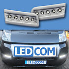Day Running Lights DRL LED Pod Kit Fiat Ducato X250.  2007 to 2014  Silver