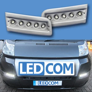 Tagfahrlicht DRL LED Pod Kit Fiat Ducato X250. 2007 bis 2014 silber - Bild 1 von 6