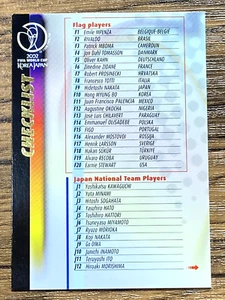 Free Shipping Panini 2002 World Cup Card C3 Checklist Japanese Edition - Picture 1 of 10