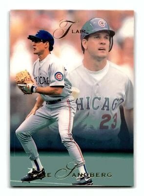 Ryne Sandberg 1993 Flair #20 HOF Chicago Cubs Mint - Image 1 of 2