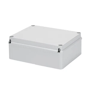 GEWISS GW44208 Junction Box With Plain Screwed LID - IP56 -240x190x90mm, Smooth - Picture 1 of 7
