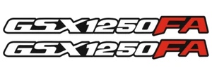 GSX1250FA Fairing Decals / Stickers (New Design) (Any Colour) 200mm x 20mm - Picture 1 of 1