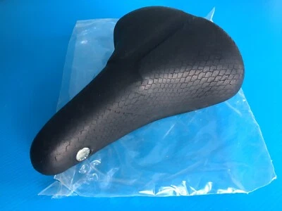 Selle San Marco Giro Donna Saddle Unisex Leather Black Lizard! Made in Italy NOS - Image 1 of 4