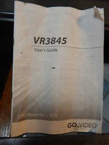 VR3845 Go Video User's manual - Picture 1 of 1