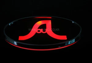Front Hood Grill Soul Logo LED Emblem For 2008 2011 Kia Soul - Picture 1 of 1