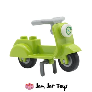 LEGO Friends Scooter Lime Grey Handlebars NEW 6431030 41723 City Vehicle F57  - Picture 1 of 2