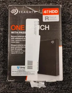 Seagate One Touch 4TB, External, 2.5 inch (STKC4000400) Hard Drive, OBN, N4 - Picture 1 of 4
