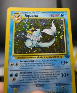 Pokemon Karte | Vaporeon, Aquana 12/64 Dschungel | Holo Rare Deutsch TCG Jungle - Bild 1 von 4