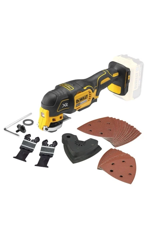 DeWalt DCS355N 18v XR Brushless Oscillating Multi-Tool Body Only Inc Access... - Image 1 of 1