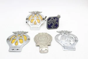 F x5 Vintage Car Badges Inc. AA 2B99816, Order of the Knights of the Road, Etc - Picture 1 of 14