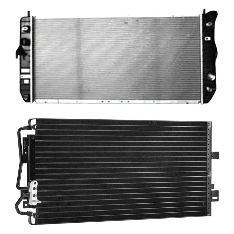 For Pontiac Bonneville 2000-2005 TYC BNDL-475332 Radiator & Condenser Kit Foto 1 de 1