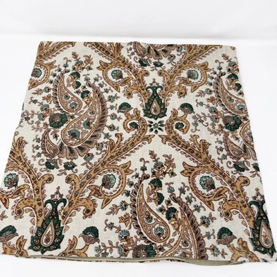 Funda de almohada cuadrada Pottery Barn tejida verde/beige cachemira algodón 18x18 cremallera Foto 1 de 3