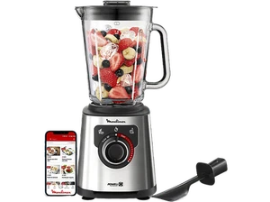 Batidora de vaso - Moulinex PerfectMix+ LM871D, 1200 W, 2 L, 6 Cuchillas, Veloci - Imagen 1 de 12