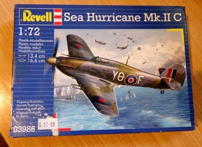 Revell 03985 1/72 Sea Hurricane Mk.II C un-started model kit - Image 1 of 4