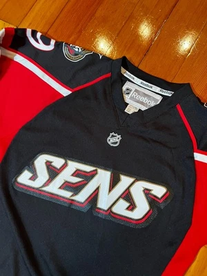 Camiseta deportiva de hockey Jason Spezza Ottawa Senators Reebok juvenil talla L/XL nueva NHL Foto 1 de 4