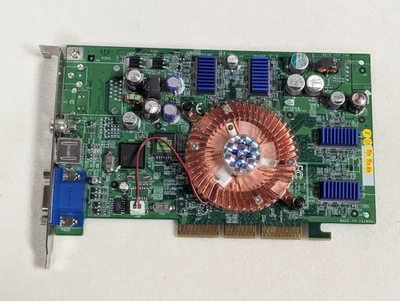 Nvidia GeForce4 4200 64MB AGP Video Graphics Card 180-10085-0000-A03 8879-040 - Image 1 of 3