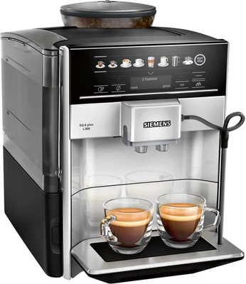 Siemens EQ6 Plus s300 TE653501DE Kaffeevollautomat OneTouch CoffeeSelect Silber - Bild 1 von 4
