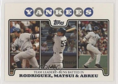 2008 Limited Edition Team New York Yankees Set Alex Rodriguez Hideki Matsui #47 - Image 1 of 2