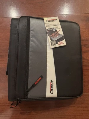 2 Inch 3 D-Ring Zipper Binder with Padded Laptop Case Workstation Shoulder St... - Image 1 of 4