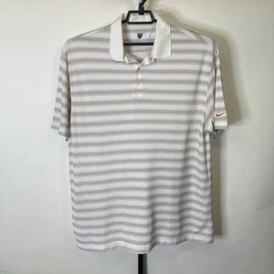 Nike Golf White Red Black Striped Polo Shirt Size XXL Men’s - Picture 1 of 5